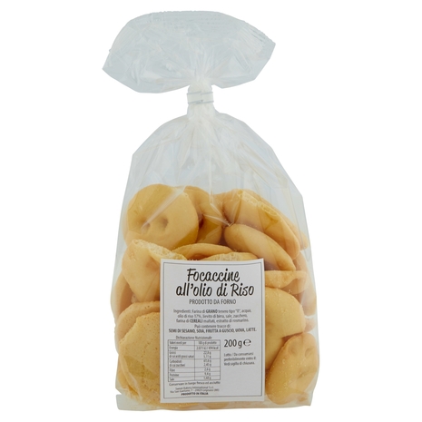 Focaccine all'Olio di Riso, 200 g